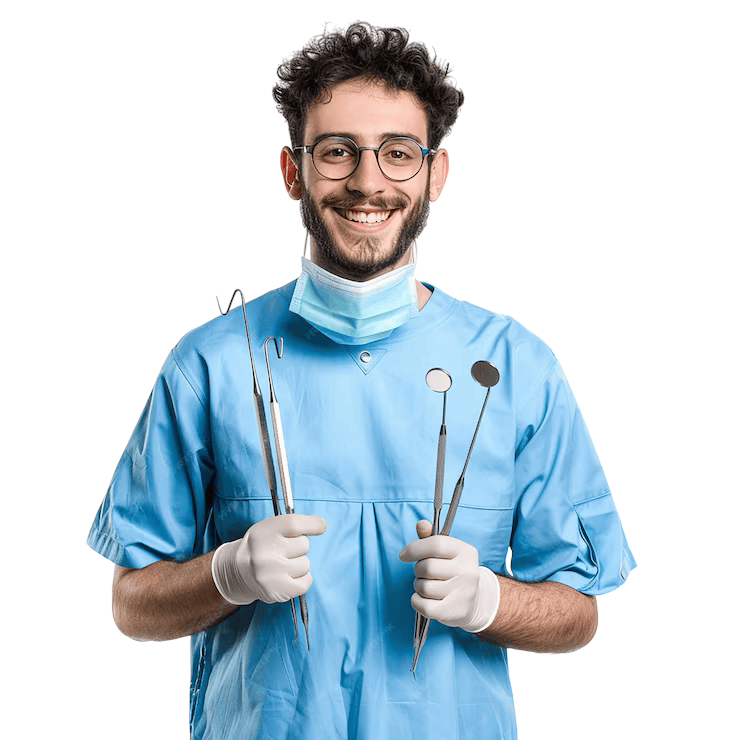 male-dentist-wearing-blue-color-suit